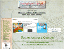 Tablet Screenshot of pipingnews.com